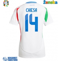 Italija Federico Chiesa #14 Gostujuci Dres za Ženska EP 2024 Kratak Rukav